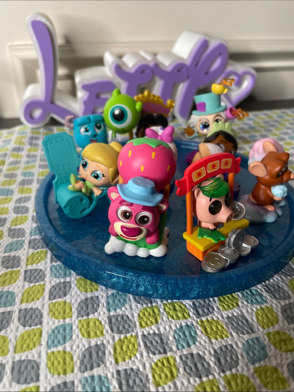 Disney Doorables ticket to fun Mad Hatter Lotso Naveen Tiana Lotso Daisy & more